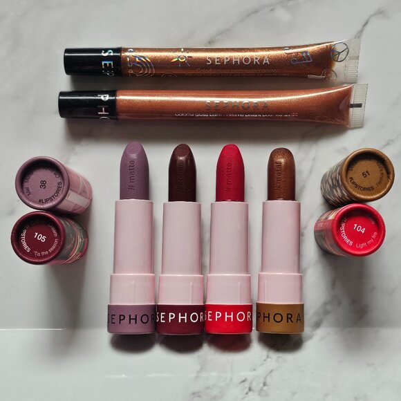 Sephora LIPSTORIES and GLOSS Lot - Picture 2 of 6